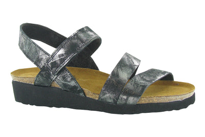 Naot Kayla in Metallic Onyx - side view