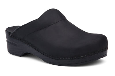 Dansko Karl in Black Oiled - side view