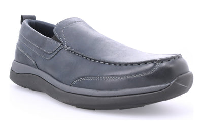 Propet Preston in Navy - side view