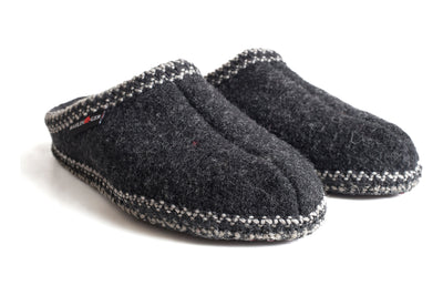 Haflinger AS Soft Sole in Charcoal - side view