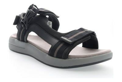 Propet Eli in Black Grey - side view