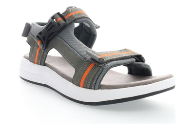 Propet Eli in Grey Orange - side view