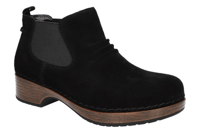 Easy Works Surething in Black Suede - side view