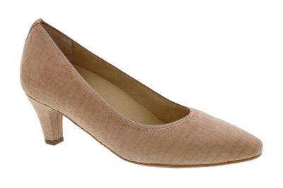 Nude Croc Leather