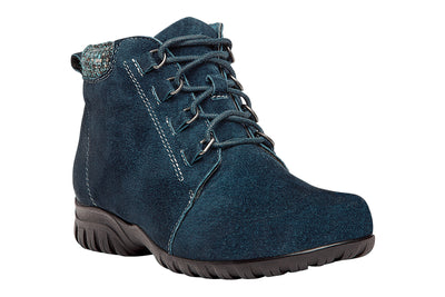 Propet Delaney in Navy - side view