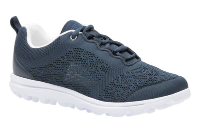 Propet Travelactiv in Navy - side view