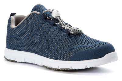 Propet Travel Walker Evo in Cape Cod Blue - side view