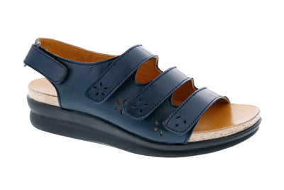 Navy Leather