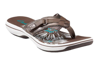 Clarks Breeze Sea in Pewter - side view