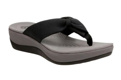 Clarks Arla Glison in Black Dots - side view