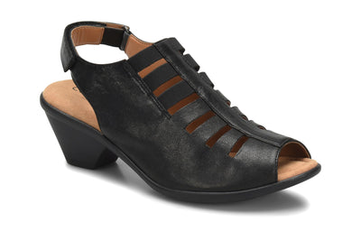 Comfortiva Faye in Black Oil - side view
