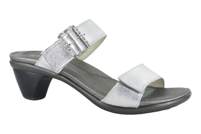Naot Recent in Soft Silver - side view