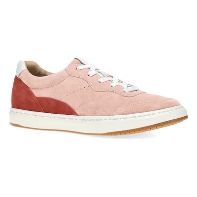 Dansko Josey in Blush Suede - side view