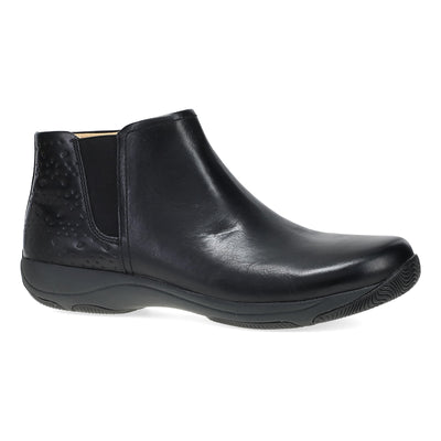 Dansko Sherry in Black Waxy - side view