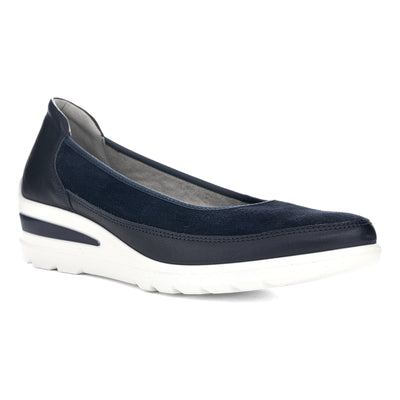 ara Zinnia in Navy Night - side view