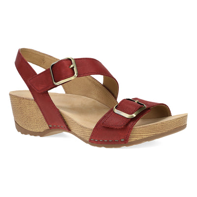 Dansko Trinity in Cayenne Burnished Nubuck - side view