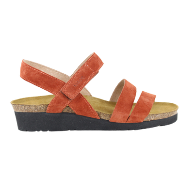 Naot Kayla in Spice Suede - side view