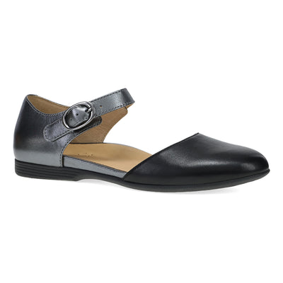 Dansko Liv in Black Pewter Metallic - side view