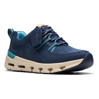 Clarks Naturex Tie WP in Navy Combo - side view