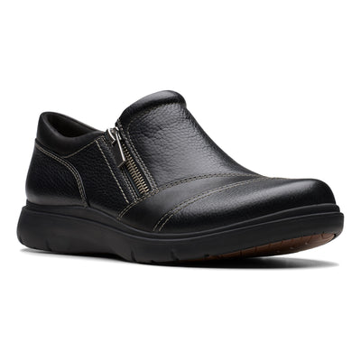 Clarks Certina Pure in Black Leather - side view