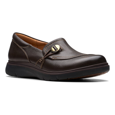 Clarks Certina Ease in Dark Brown - side view