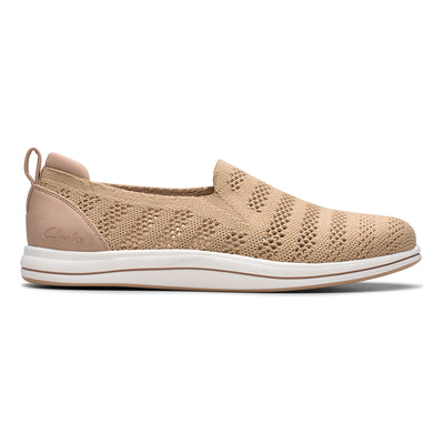 Clarks Breezey Izzy in Sand - side view
