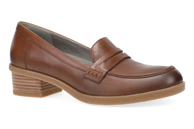 Dansko Danica in Tan Waterproof Burnished - side view
