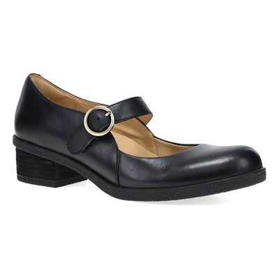 Dansko Deirdra in Black Waterproof - side view