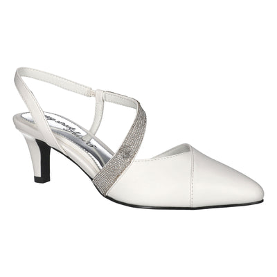 Easy Street Emerald in White - side view