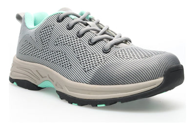Propet Cora in Grey Mint - side view