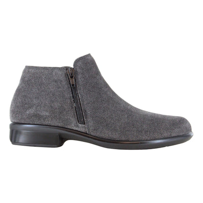 Black Embossed Suede
