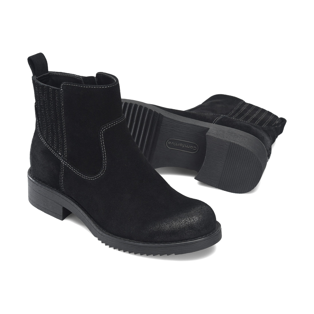 Comfortiva Claire Women's BRANDED BOOTS Black Pair
