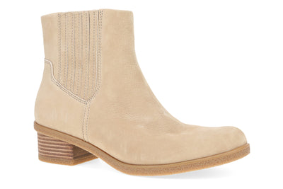 Dansko Daisie in Sand Waterproof Nubuck - side view