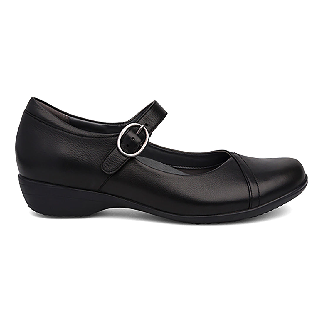 Dansko Fawna Women's DANSKO TAILORED CASUAL Black Leather Side View