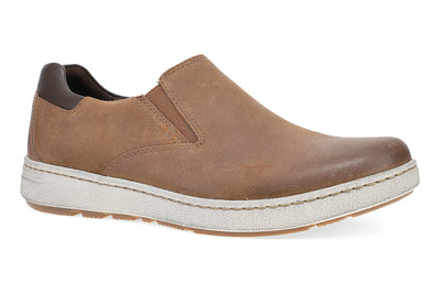 Dansko Trent in Brown Burnished Suede - side view