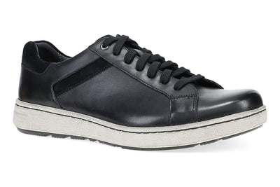 Dansko Trevor in Black Burnished Calf - side view