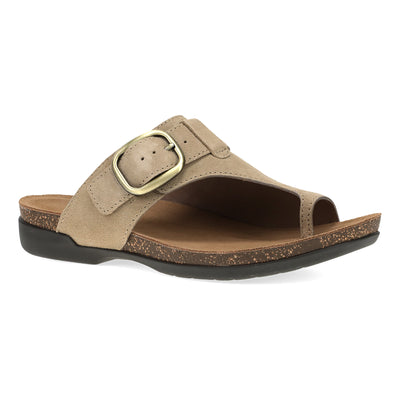 Dansko Rylee in Sand Suede - side view