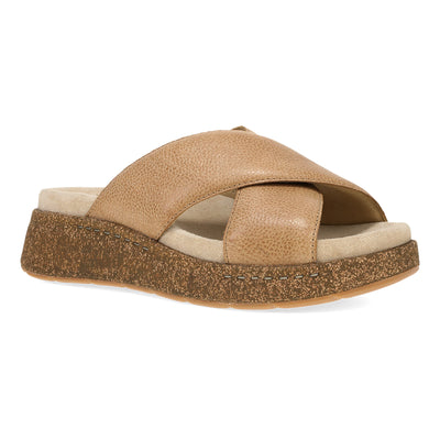 Dansko Bridget in Honey Distressed - side view