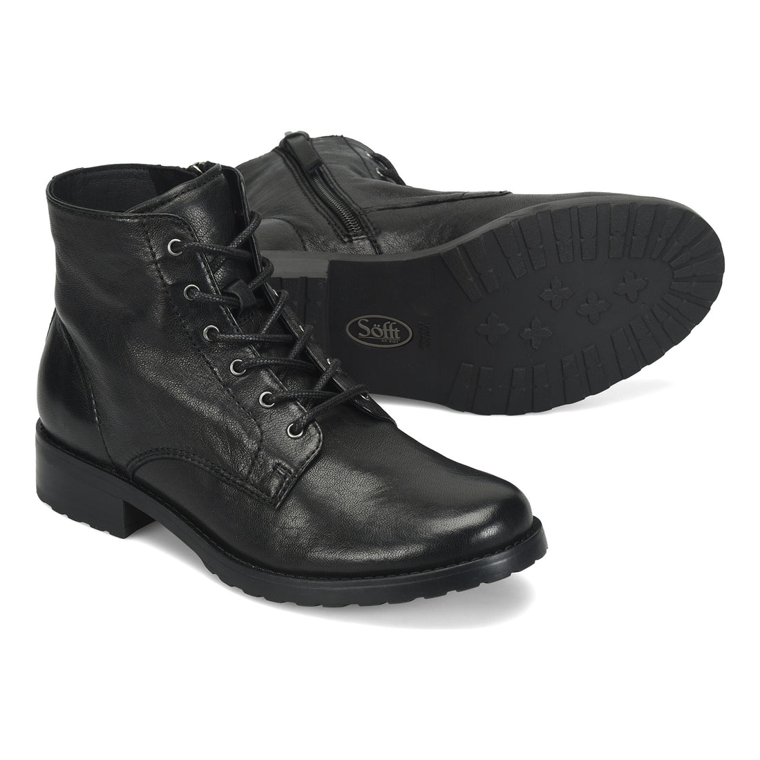 Sofft Baker Women's BRANDED BOOTS Black Single Shoe
