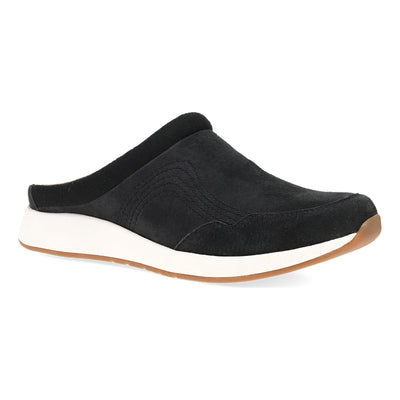 Dansko Claudia in Black Suede - side view