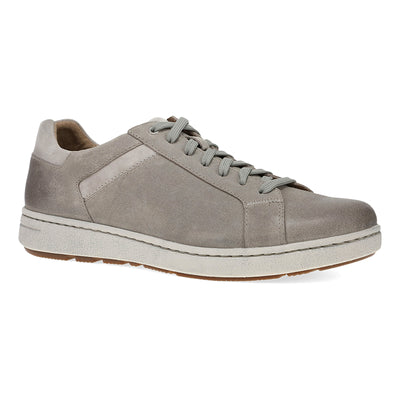 Dansko Trevor in Stone Burnished Suede - side view
