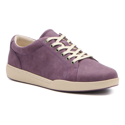ABEO Encore Sneaker in Lavender Nubuck - side view
