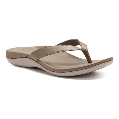 ABEO Oasis Flip Flop Metatarsal in Fossil - side view