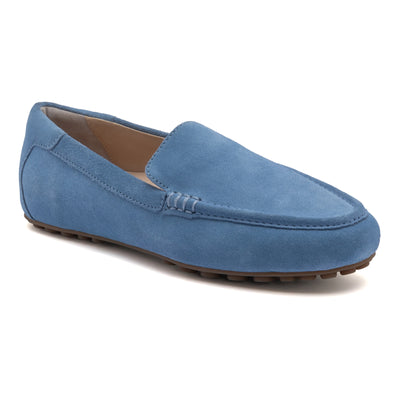 Faded Denim Suede