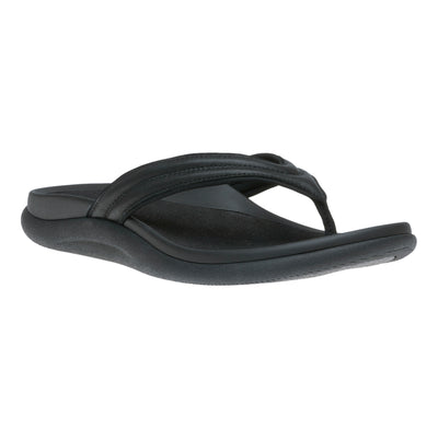 ABEO Laguna Thin Strap Metatarsal in Black - side view