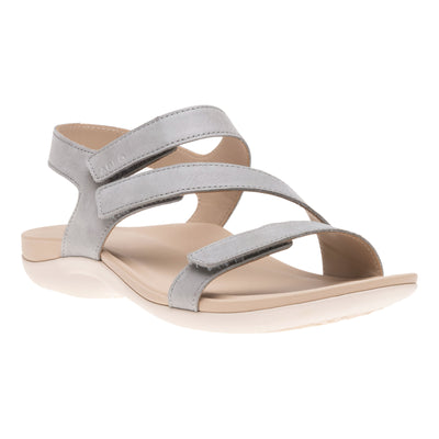 ABEO Oasis Sandal in Metallic - side view