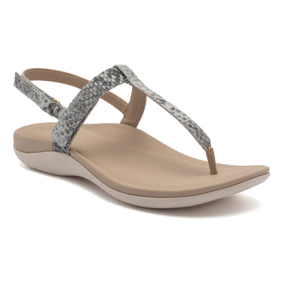ABEO Oasis T Strap in Snake - side view