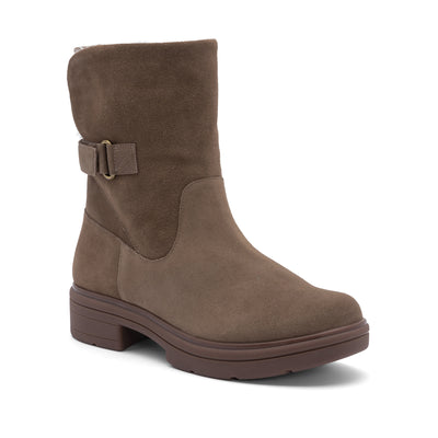 ABEO Vista Mid Boot Metatarsal in Beige - side view