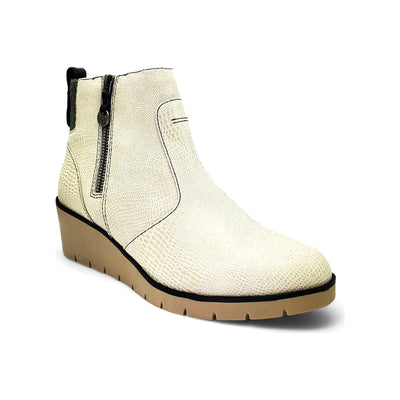 Revere Amarillo in Oyster Lizard - side view