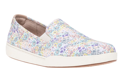 ABEO Encore Slip On in Ditzy Floral - side view